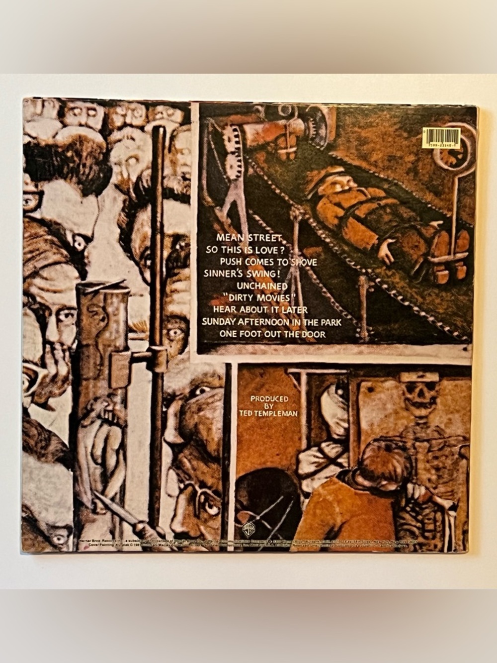Van Halen Fair Warning LP 1981 US Warner Bros HS 3540 EX/EX Clean Copy - Picture 3 of 11